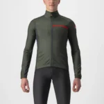 Castelli Squadra Stretch Jacket  MILITARY GREEN/DARK GRAY