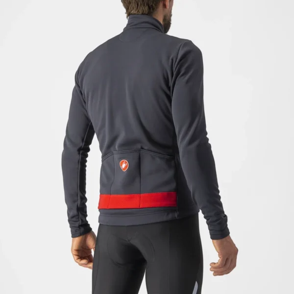 Castelli Puro 3 Jersey Μπλούζα Ποδηλασίας - DARK GRAY/RED REFLEX