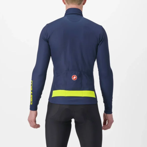 Castelli Puro 3 Jersey Μπλούζα Ποδηλασίας - BELGIAN BLUE/YELLOW FLUO REFLEX