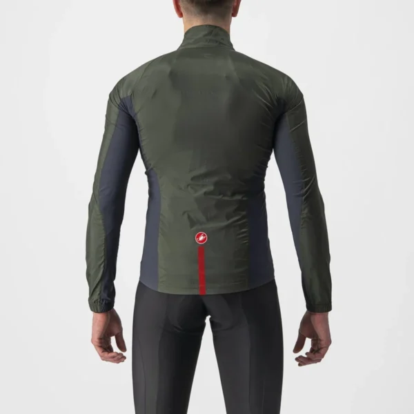 Castelli Squadra Stretch Jacket  MILITARY GREEN/DARK GRAY