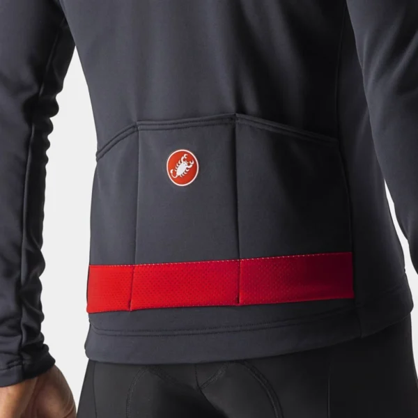 Castelli Puro 3 Jersey Μπλούζα Ποδηλασίας - DARK GRAY/RED REFLEX