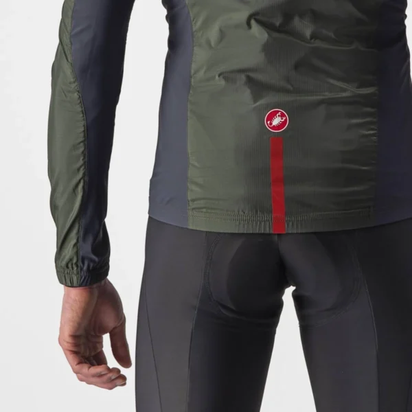 Castelli Squadra Stretch Jacket  MILITARY GREEN/DARK GRAY