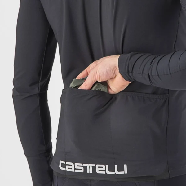 Castelli Squadra Stretch Jacket  MILITARY GREEN/DARK GRAY
