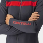 Castelli Puro 3 Jersey Μπλούζα Ποδηλασίας - DARK GRAY/RED REFLEX