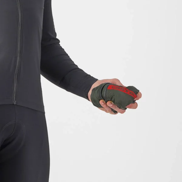 Castelli Squadra Stretch Jacket  MILITARY GREEN/DARK GRAY