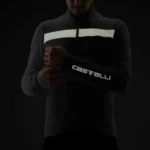 Castelli Puro 3 Jersey Μπλούζα Ποδηλασίας - Light Black / Silver Reflex