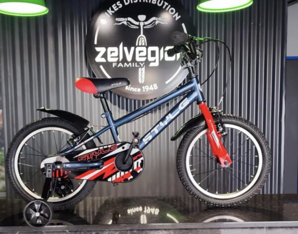 Παιδικό ποδήλατο 16" Style Sporty - Grey Blue "n" Red