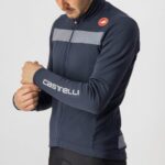 Castelli Puro 3 Jersey Μπλούζα Ποδηλασίας - SAVILE BLUE/SILVER REFLEX