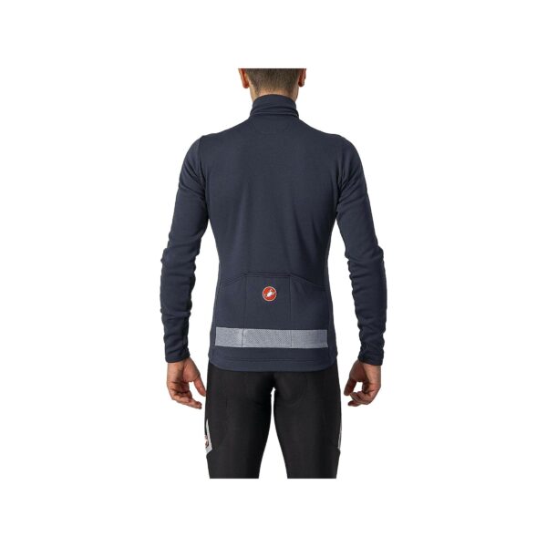 Castelli Puro 3 Jersey Μπλούζα Ποδηλασίας - SAVILE BLUE/SILVER REFLEX