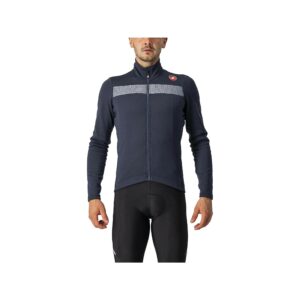 Castelli Puro 3 Jersey Μπλούζα Ποδηλασίας - SAVILE BLUE/SILVER REFLEX