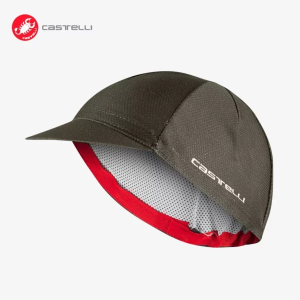 Castelli Καπέλο Ποδηλασίας Rosso Corsa 2 - Deep Green