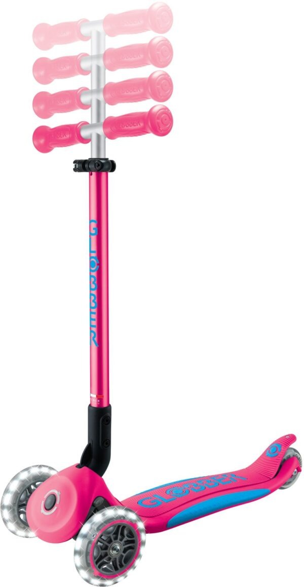 Globber Scooter Elite Lights V2 Fuchsia (439-610-3)
