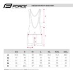 FORCE Κολάν Ποδηλασίας F STRIPE BLACK-GRAY