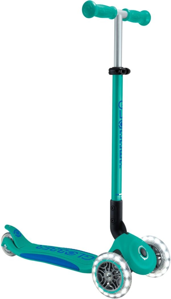 Globber Scooter Elite Lights V2  Petrol Blue Emerald Green (439-607-3)