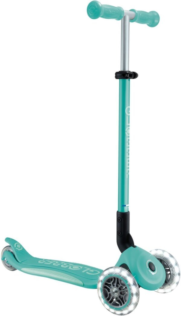 Globber Scooter Elite Lights V2  Petrol Dark Mint (439-706-3)