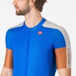 Castelli Μπλούζα Ποδηλασίας Entrata 6 Jersey  AZZURRO ITALIA/SILVER GRAY-MOC