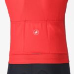 Castelli Μπλούζα Ποδηλασίας Entrata 6 Jersey RED/SMOKY GRAY-SILVER GRAY