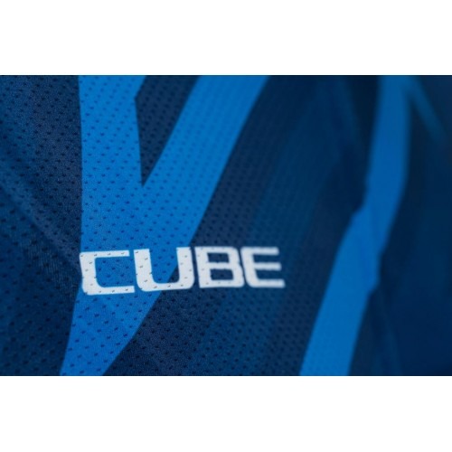 Μπλούζα Cube με κοντό μανίκι ATX Jersey Full Zip CMPT S/S - 12379