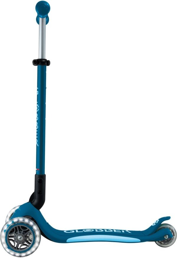Globber Scooter Elite Lights V2  Petrol Blue (439-601-3
