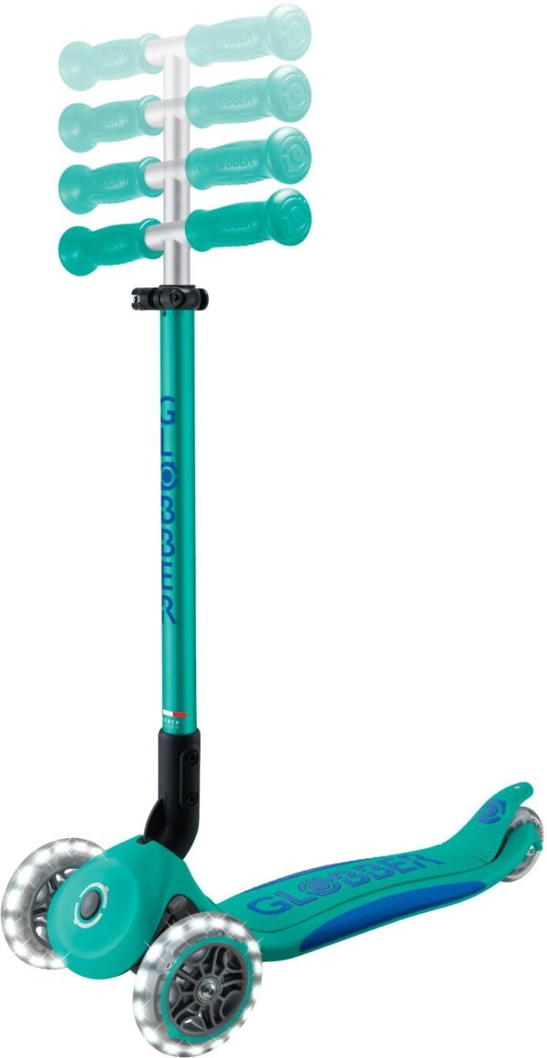 Globber Scooter Elite Lights V2  Petrol Blue Emerald Green (439-607-3)