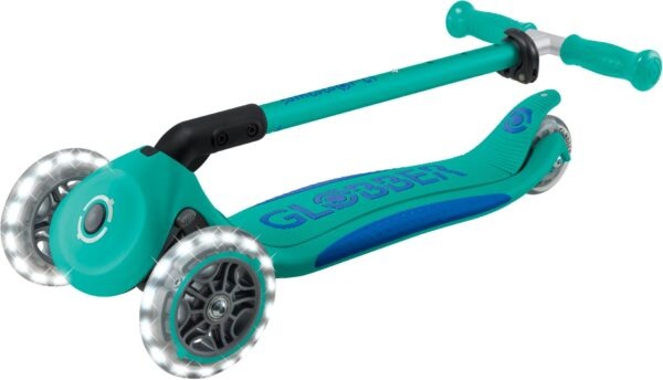 Globber Scooter Elite Lights V2  Petrol Blue Emerald Green (439-607-3)