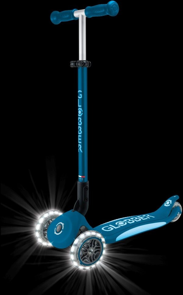 Globber Scooter Elite Lights V2  Petrol Blue (439-601-3