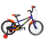 Energy SPEED 16''Παιδικό Ποδήλατο Αλουμινίου V-Brake -DeepSea Blue "n" Yellow