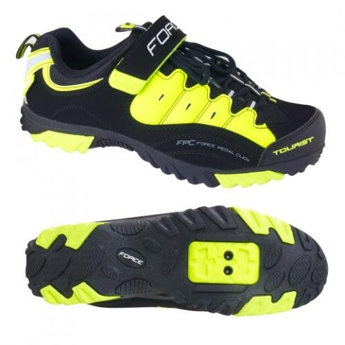 Force Παπούτσια Ποδηλασίας Tourist Fluo