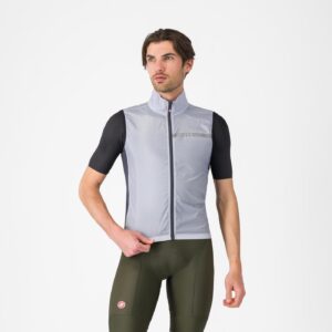 Castelli Squadra Stretch Vest SILVER GRAY/DARK GRAY
