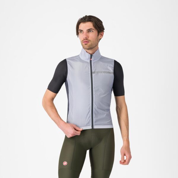 Castelli Squadra Stretch Vest SILVER GRAY/DARK GRAY
