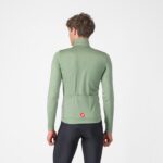 Castelli Entrata Thermal Jersey GREEN PEPPER/ELECTRIC LIME