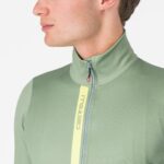 Castelli Entrata Thermal Jersey GREEN PEPPER/ELECTRIC LIME