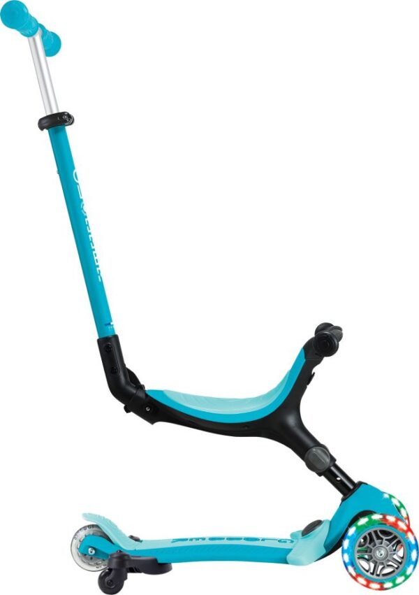 Globber Scooter Foldable Go.Up Active Lights 360 Aqua (749-300)