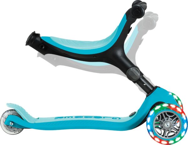 Globber Scooter Foldable Go.Up Active Lights 360 Aqua (749-300)