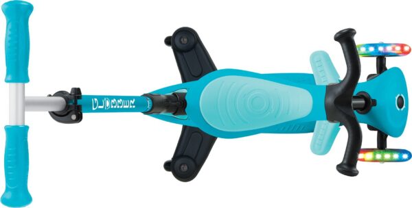 Globber Scooter Foldable Go.Up Active Lights 360 Aqua (749-300)