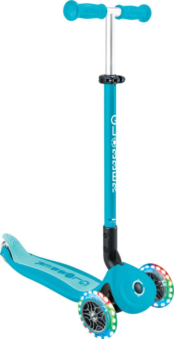 Globber Scooter Foldable Go.Up Active Lights 360 Aqua (749-300)