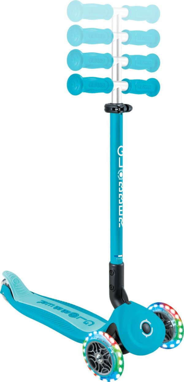 Globber Scooter Foldable Go.Up Active Lights 360 Aqua (749-300)