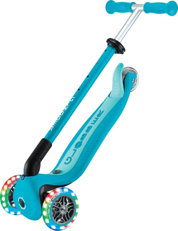 Globber Scooter Foldable Go.Up Active Lights 360 Aqua (749-300)