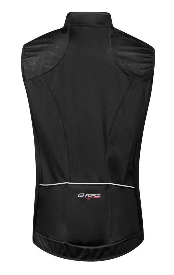 FORCE Γιλέκο Ποδηλασίας LASER, full back, black