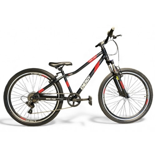 Energy Ποδήλατο Βουνού Bike Fun 26" - Matt Black Red