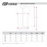 FORCE Γιλέκο Ποδηλασίας VISION, full back, black