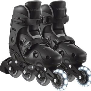 Globber Inline Skates Lights No 34-37 Black (785-120)
