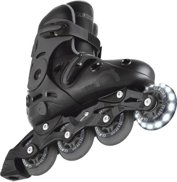 Globber Inline Skates Lights No 34-37 Black (785-120)