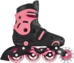 Globber Inline Skates Lights No 34-37 Coral Pink (785-110)