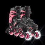 Globber Inline Skates Lights No 34-37 Coral Pink (785-110)