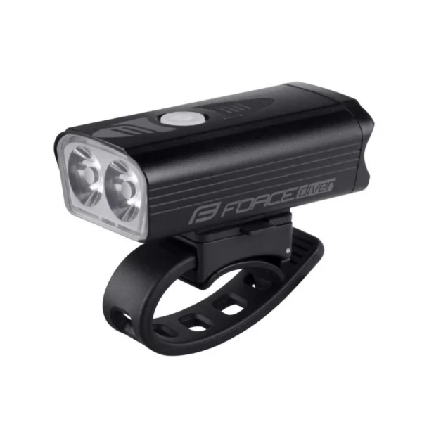 FORCE Εμπρόσθιο Φως DIVER 900 Lumen επαναφορτιζόμενο με USB