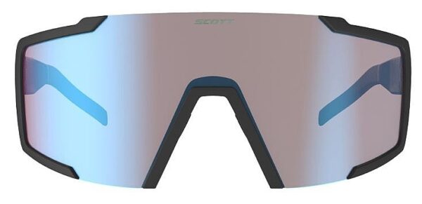 SCOTT SHIELD sunglasses BLACK BERYL BLUE CHROME