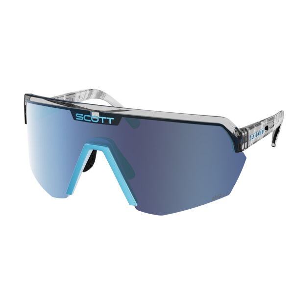 Scott Sport Shields sunglasses - BLACK NEON BLUE BERYL BLUE CHROME