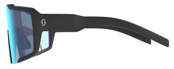 SCOTT SHIELD sunglasses BLACK BERYL BLUE CHROME