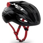 MET Rivale Mips  Black Red/Glossy